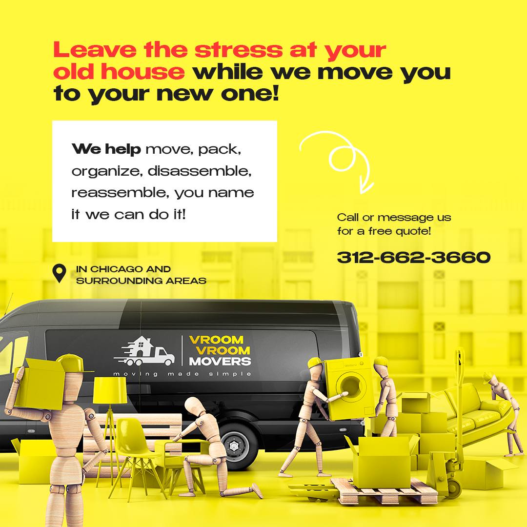 Vroom Vroom Movers - moving company. Moving services for local, long-distance, and commercial relocations. Stress-free, efficient, and secure.